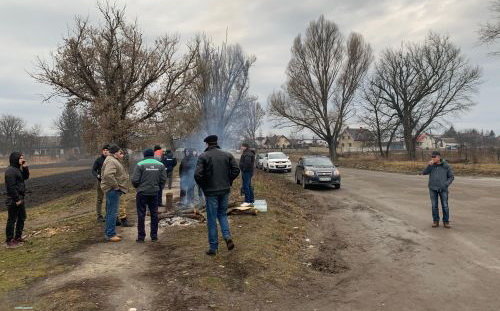 Пікет під санаторієм «Медобори»