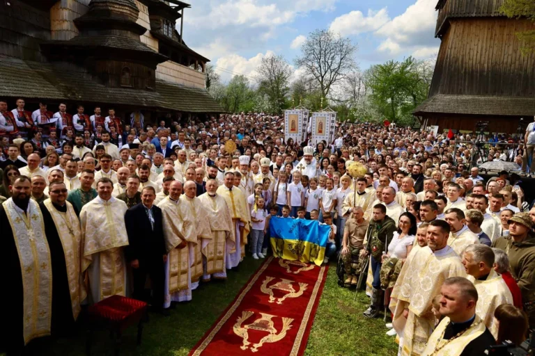 У Дрогобичі освятили відновлений храм Святого Юра
