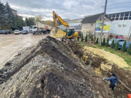 На вул. Бескидській розпочинають підготовку для влаштування дорожнього полотна