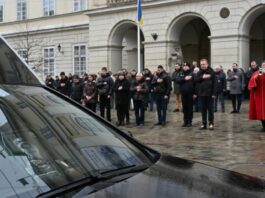 У Львові попрощалися з поліцейською Вікторією Шпилькою