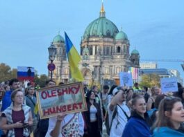 У Берліні відбувся марш із закликом врятувати жителів окупованих Олешок