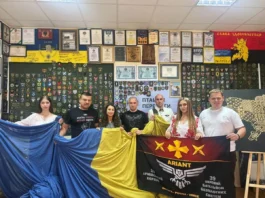 Пошкоджений обстрілами прапор із Краматорська виставлять на благодійний аукціон